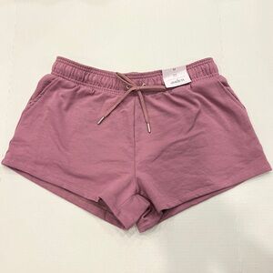 Auden Soft Fleece Lounge Shorts Mauve